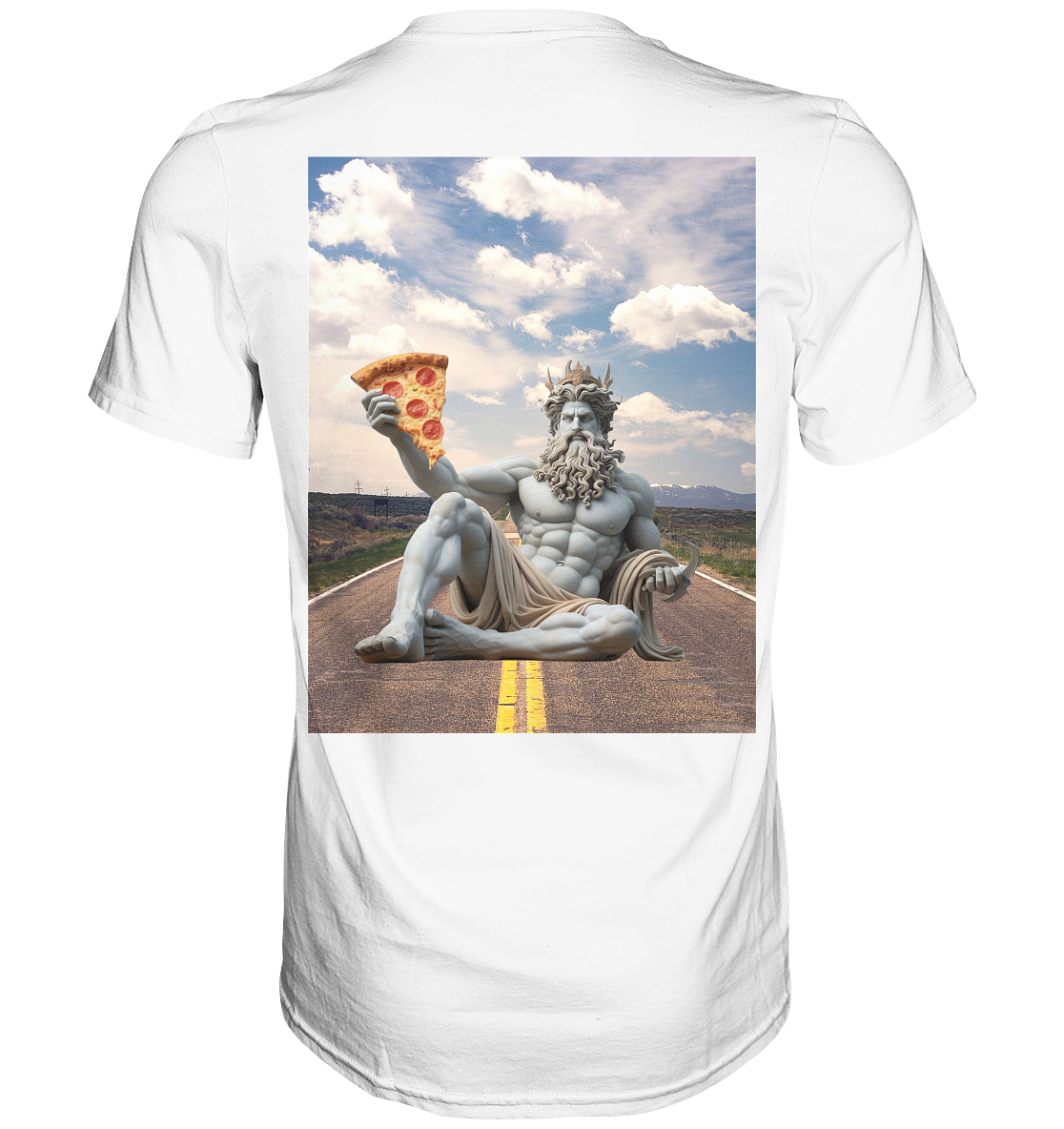 poseidon loves Pizza - Premium Shirt