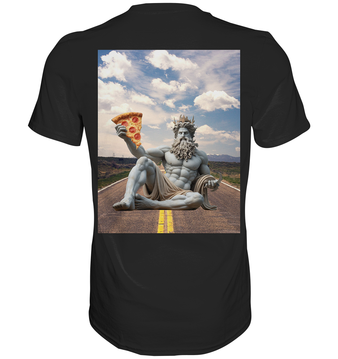 poseidon loves Pizza - Premium Shirt