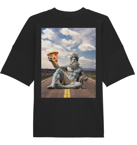 poseidon loves pizza - Organic Oversize Shirt