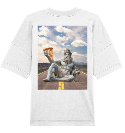 poseidon loves pizza - Organic Oversize Shirt