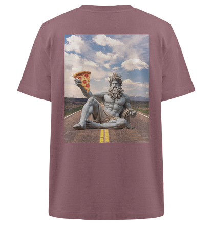 poseidon loves pizza - Heavy Oversized Organic Shirt