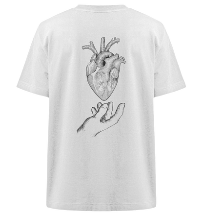 hold my heart - Heavy Oversized Organic Shirt