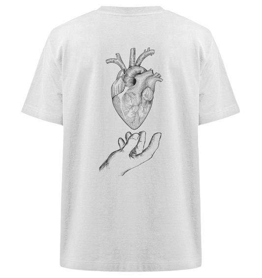 hold my heart - Heavy Oversized Organic Shirt