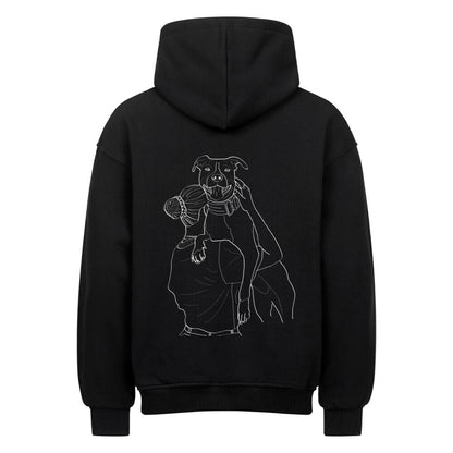 Personalisierbarer Oversized Hoodie (Line)